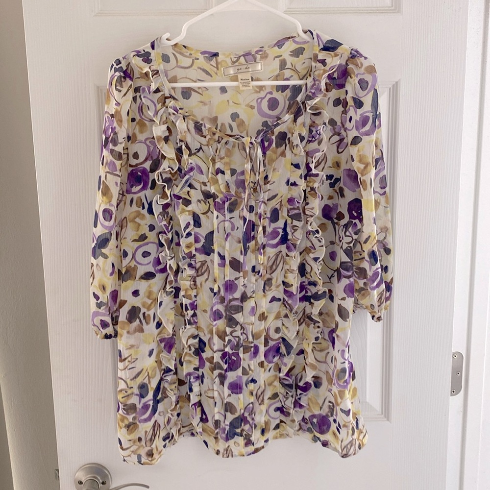 Peasant top blouse - medium